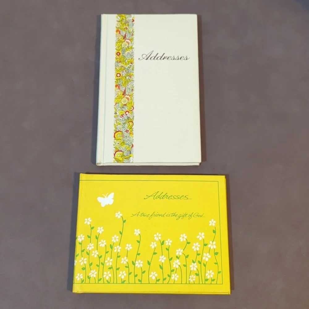 2 Address Books 1973 C R Gibson 1982 Eve Lights Liggett & Myers Tobacco Co